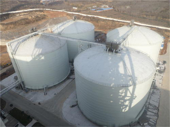 江门5000吨立式粉煤灰储存罐